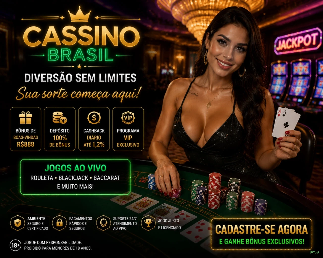 Cassino 8059 - mesas ao vivo e jogos